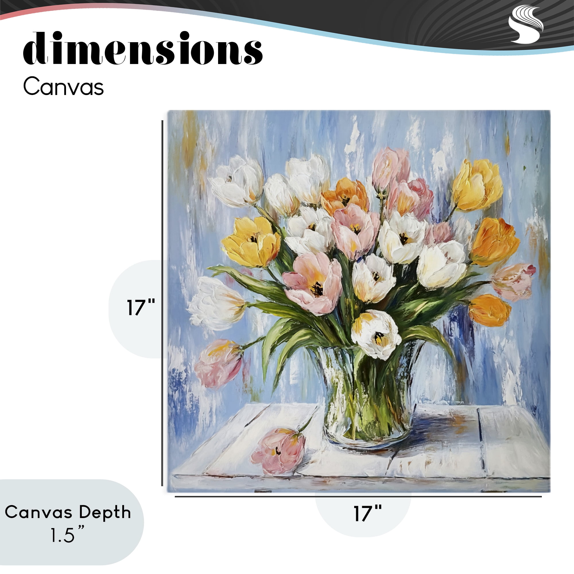 Stupell Industries Her Cottage Garden Tulips Canvas Wall Art, design by Tina LeCour