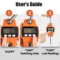 thumbnail image 4 of 660lb Digital Hanging Scale Case, Handheld 300Kg Mini Crane Scale With Hooks For Farm, Hunting, Fishing ,Multiple Functions, 4 of 6
