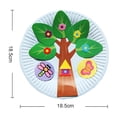 thumbnail image 3 of Paper Plate Art Kit Cartoon DIY Funny Educational Paper Plate Craft Kit for Kids, 3 of 6