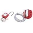 thumbnail image 1 of Cable Lock, Cable Valve Lock Fadeless Durable  For Industry For Home For Factory, 1 of 8