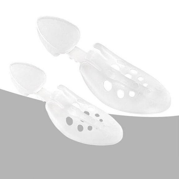 WORGEOUS 2pcs Adjustable Shoe Stretcher Practical Shoes Support Durable Shoe Shoe Trees for Home (Fit for 40-45 Size Shoe, White)