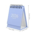 thumbnail image 2 of OULII 2026 Sky Blue Desk Daily Calendar with Foldable Stand for Office and Home Use, 2 of 8