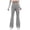 Grey, variant on Sngxgn Womens Pants Casual High Waisted Straight Leg Pants Loose Trousers Pants with Pockets(Green,S)