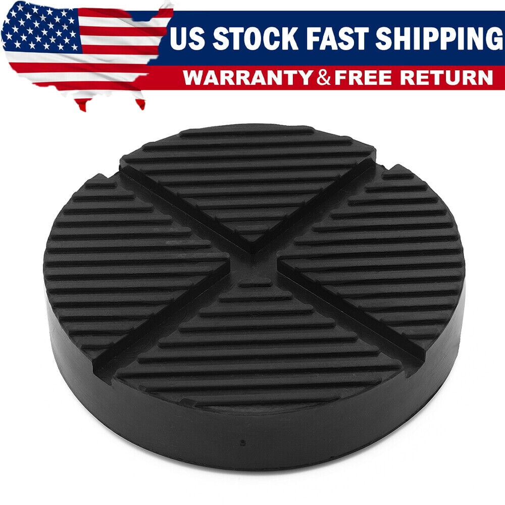 Universal Floor Jack Pads Rubber Pad Adapter Car Truck Cross Slotted