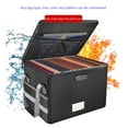 thumbnail image 3 of Foldable Fireproof File Organiser Box with , Fireproof Document File Folder Organiser Filing Box with Handle, 3 of 8