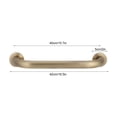 thumbnail image 4 of Bathroom Grab Bar, Brass Bathtub Handrail Mounted Helping Handle Bars, Safety Hand Rail Support Handicap, Elderly, Injury, Senior Assist Bath Handle, 4 of 9
