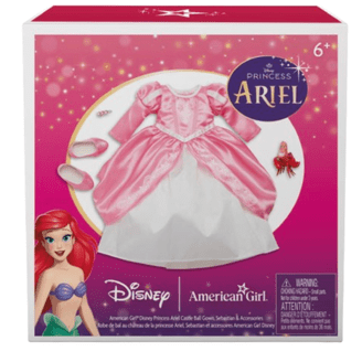 princess dress up box Disney Princess Dress Up Trunk with Accessories Doll Clothing, 27 Pieces