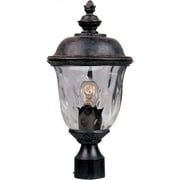 Maxim Carriage House DC One Light 19-Inch Outdoor Post Light - Oriental Bronze - 3426WGOB