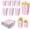 40 Boxes (large), variant on 40 Pcs Small Pink Popcorn Boxes with White Striped, 5"x3.75"x2.25" Popcorn Bags for Party, Individual Serving Popcorn Holders for Movie Night Birthday Favor Supplies, Foldable & Microwave Safe