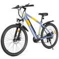 thumbnail image 5 of MIHOVER 26" Electric Bike for Adults, Peak 750W Motor with aluminum Frame, 48V Hidden Removable Battery with Shimano 21 Speed City Commuter Bike for Man Woman - UL2849, 5 of 10