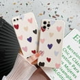 thumbnail image 2 of iPhone 11 Pro Max Case - Cute Soft Silicone Camera Protection, Lovely Heart Design for Women & Girls - Beige, 2 of 14