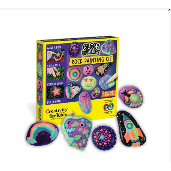Pintura Rocas Flourescente CREATIVITY FOR KIDS Creativity for kids CFK-6232000