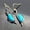 JWA0036, variant on Wholesale Vintage Turquoise 925 Silver Dangle Earrings Wedding Party Jewelry Lot-je0589