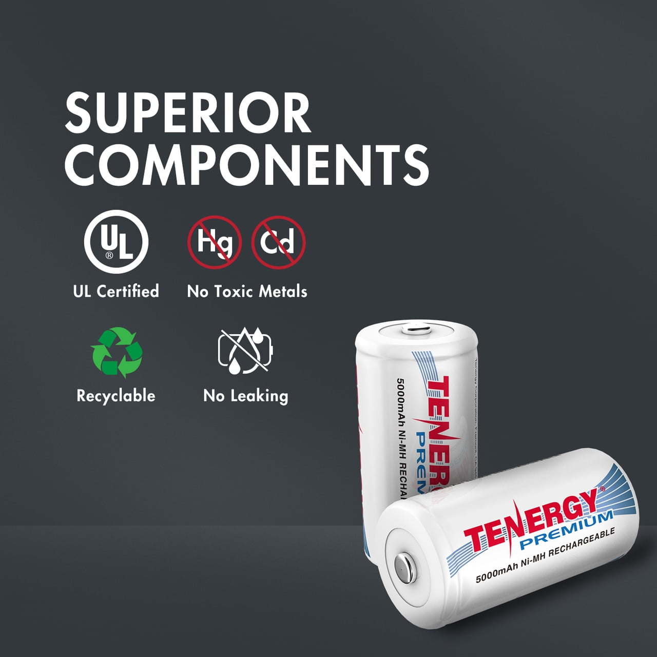 rechargeable c batteries 4 pack