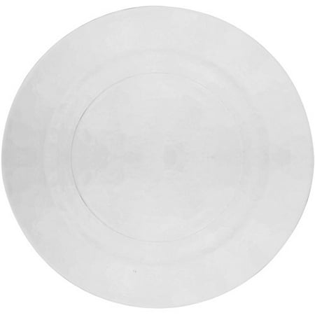 

10 Strawberry Street Hammered Glass 13-inch Round Charger Plate Set of 6 Clear
