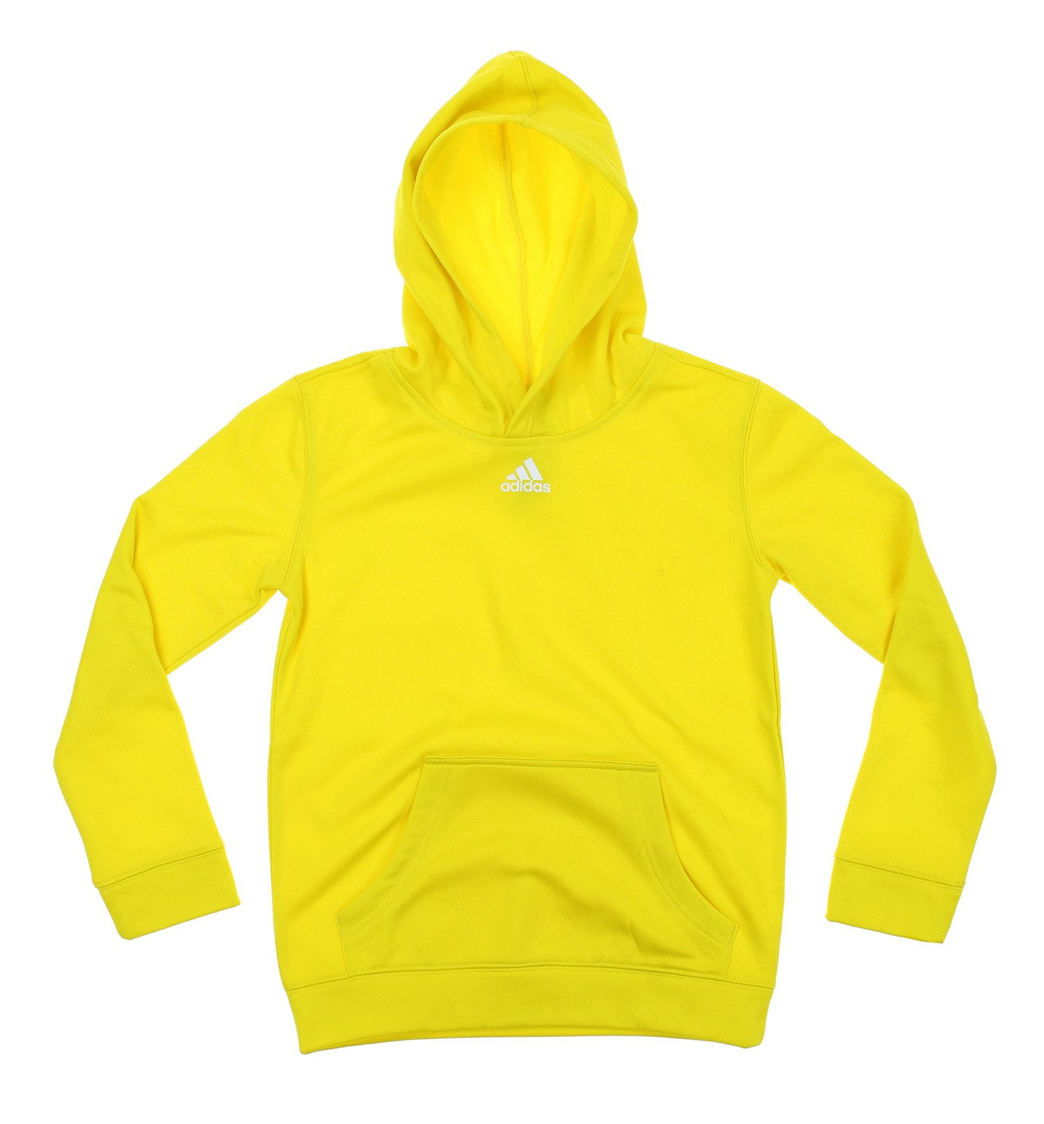 Adidas Youth Athletic Performance Hoodie, Yellow