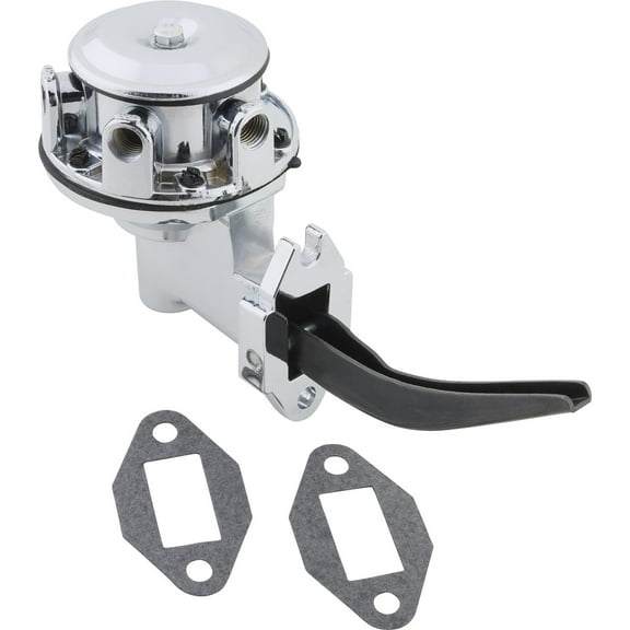 Oldsmobile 260-455 V8 Mechanical Fuel Pump, 80 GPH, 6 PSI, Chrome