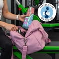 thumbnail image 5 of Pink Blue Lemon Fruit Slices Hot Yoga Mat Towel Non Slip for Hot Yoga - Quick-Drying Yoga Mat Cover with 4 Corner Pockets with Travel Bag - Hot Yoga Towel Non Slip Grip Moisture Wicking Sweat 70"x26", 5 of 6