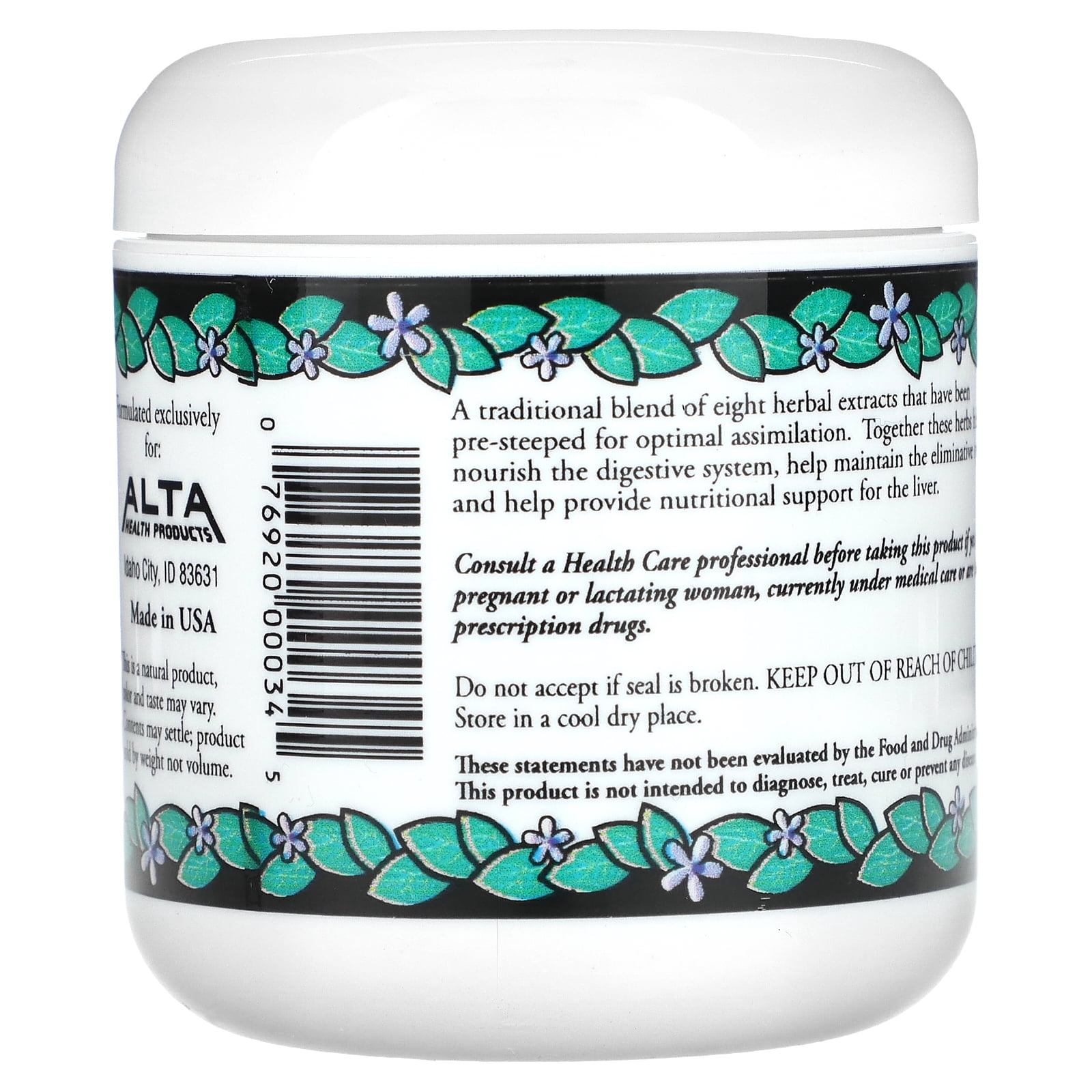 Alta Can-Gest Natural Digestive Aid Powder - 4 Ounces