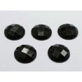 thumbnail image 6 of U8MO 100 Jet Black Flatback Acrylic Sewing Round Faceted Rhinestone 16mm Sew on beads, 6 of 7