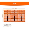 thumbnail image 2 of SUV Car Ceiling Cargo Net with Adhesive Straps,Double-Layer Mesh Car Roof Net Storage for Truck, Van,Travel Long Road Trip Camping Interior Accessories 39.3 X 23.6 Inch,Orange, 2 of 6
