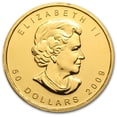 thumbnail image 2 of 2009 Canada 1 oz Gold Maple Leaf BU, 2 of 2