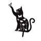 thumbnail image 4 of Cat Decorative Garden Stake Césped Ornamento de porche fuera del porche Silhouette patio al aire libre Decoración de animales para mujeres Jardinería Busque 30x30cm, 4 of 8