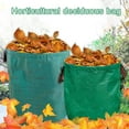 thumbnail image 3 of Waroomhouse Lawn Debris Bag Leaf Bag Versatile Garden Leaf Collection Bag for Home Outdoor, 3 of 8