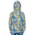 thumbnail image 4 of Kids Zip Up Hoodie for Boys Girls Toddler - Flower and Sail Boat Lightweight Long Sleeve 2T Boys Girl Clothes, Sun Protection Windproof Jackets Hoodie Sweatshirt, 4 of 7