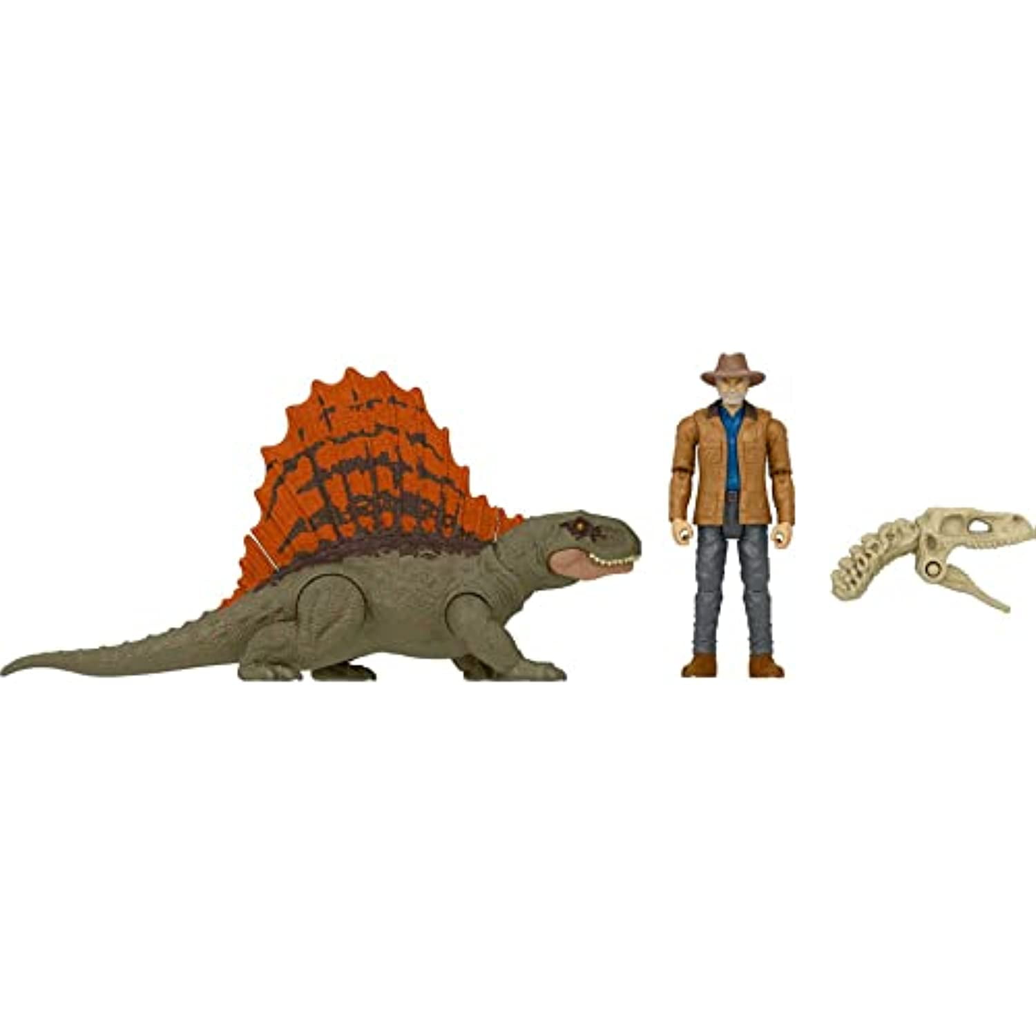 Jurassic World Dominion Dr. Alan Grant & Dimetrodon Action Figure 2-Pack