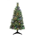 thumbnail image 1 of Holiday Time 4' Pre-Lit LED Color-Changing Cashmere Christmas Tree-Green, 1 of 6