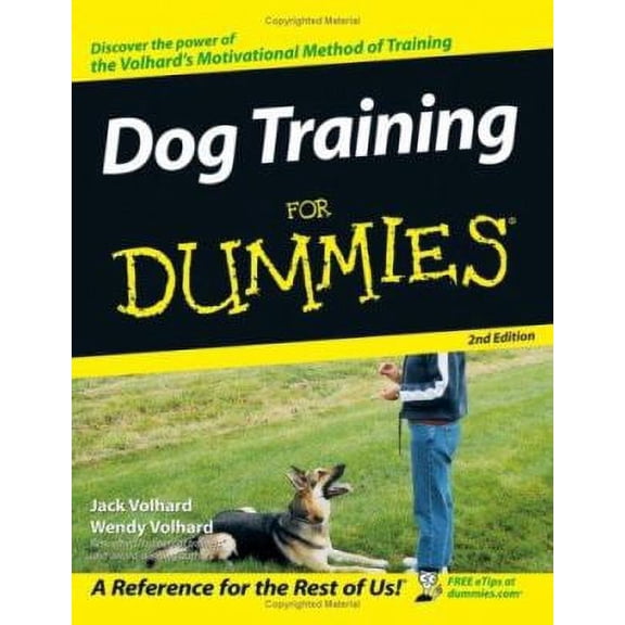 Dog Training for Dummies (Paperback) by Jack Volhard, Wendy Volhard