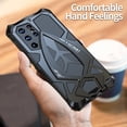 thumbnail image 4 of ELEHOLD for Samsung Galaxy S22 Ultra Rugged Metal Case,MIlitary Grade Drop Protection,Aluminium Alloy Back Cover Shockproof Case with 4-Corner Protection Screw Fixation for Samsung S22 Ultra,Black, 4 of 11