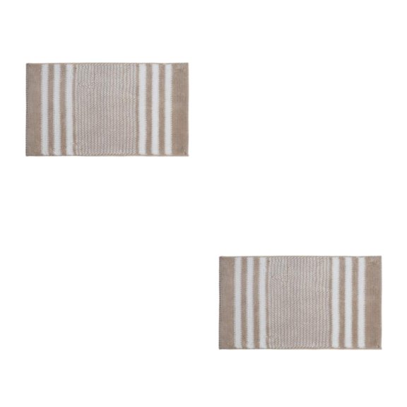 Naiovety Alfombra de baño Collection Soft - Base termoadhesiva Textura Agarre fuerte Colección Classic Soft Type2 NO2