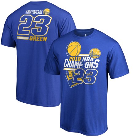 La Nba T-shirt Draymond Green Golden State Warriors Fanatics Branded 2018 NBA Finals Champions Name and Number T-Shirt - Royal ()