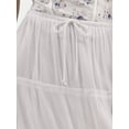 thumbnail image 4 of No Boundaries Tiered Maxi Skirt, Women's and Women's Plus, 4 of 5