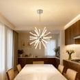 thumbnail image 1 of Lámpara de pilar de burbuja de 24 luces, luces colgantes ajustables Sala de estar Comedor Decoración de la lámpara Iluminación personalizada del proyecto del hotel, 1 of 5