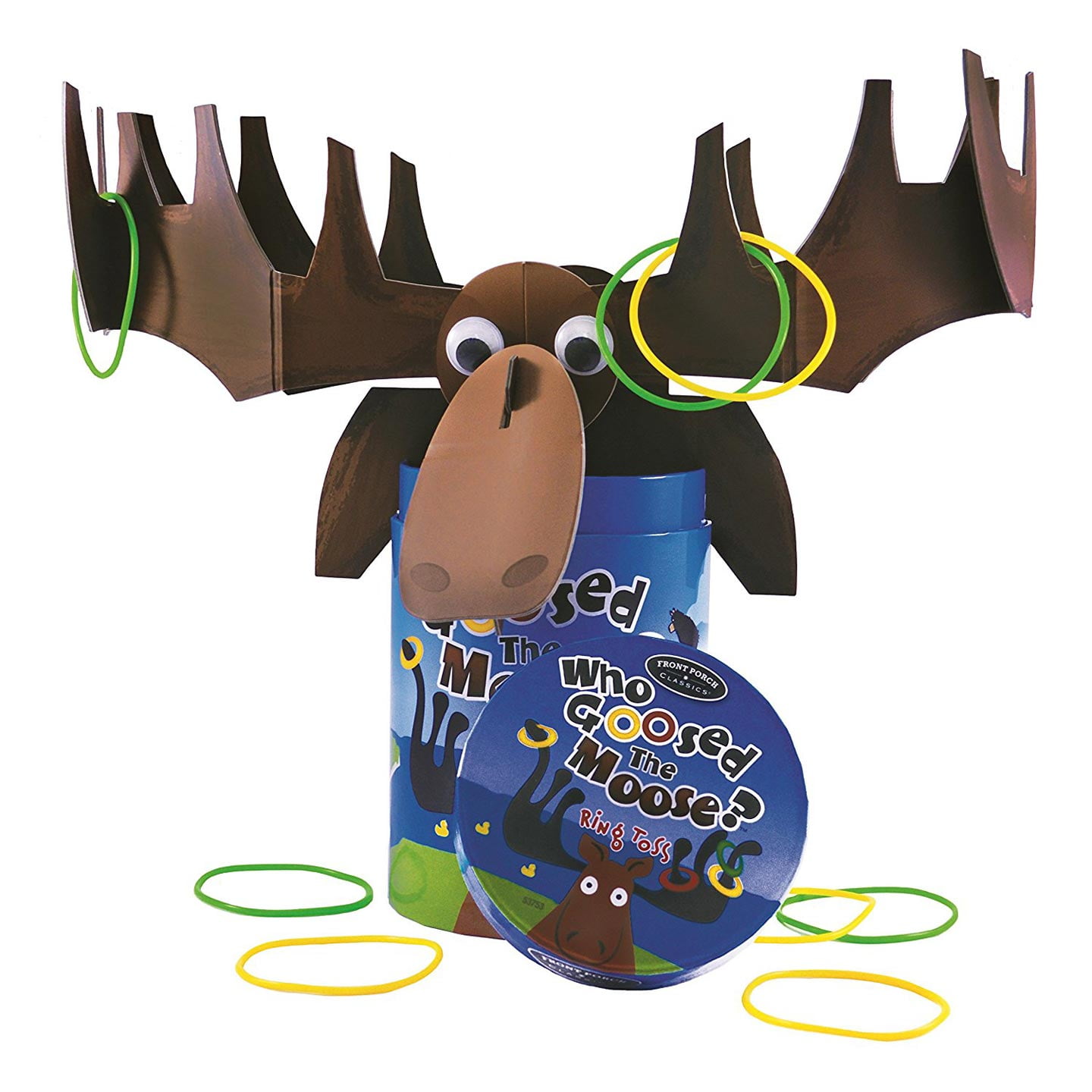 Front Porch Classics Who Goosed the Moose Ring Toss Game by University Games