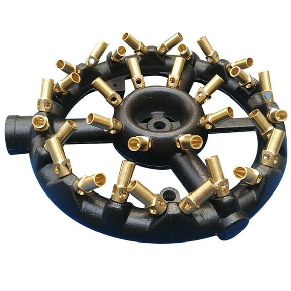 32 Heads Jet Burner Round Shape Natural Gas 32 Tips Up to 80,000 BTU/HR
