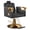 Black-Gold, variant on KIGOTY Salon Chair for Hair Stylist, Reclining Salon Chair, Professional Styling Salon Chairs with Heavy Duty Hydraulic Pump, 440LBS,All Black