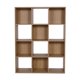 thumbnail image 1 of Mueble Organizador de 12 Cubos Madik Multiusos en Color Café Nuez, 1 of 5