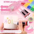 thumbnail image 6 of Colorful DIY Resin Rhinestone Kit for Bedazzling, 40000PC Resin Jelly Rhinestones for Bedazzling, 40 Colors 3mm Flatback Gems for Diamond Art 3Pcs B7000 Jewelry Glue for Bedazzled Nail Art, 6 of 7