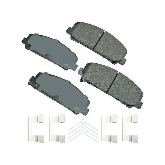 Front Brake Pad Set - Compatible with 2006 - 2015, 2017 - 2022 Nissan Armada 5.6L V8 2007 2008 2009 2010 2011 2012 2013 2014 2018 2019 2020 2021
