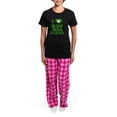thumbnail image 4 of CafePress - I Love Irish Soda Bread Women's Dark Pajamas - Women's Short Sleeve Print T-Shirt and Pants Dark Cotton Pajama Set, 4 of 7