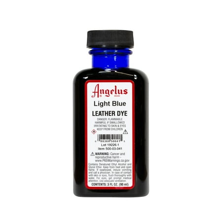 UPC: 0086366500415 | Angelus® Leather Dye 3 oz. Light Blue