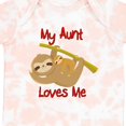 thumbnail image 4 of Inktastic My Aunt Loves Me Sloth Boys or Girls Baby Bodysuit, 4 of 5