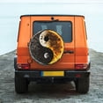 thumbnail image 6 of Pofeuu Yin Yang Print Spare Tire Wheel Cover for Car Truck SUV Camper Universal Fit Spare Tire Cover RV Spare Tire Covers-14 inch, 6 of 6