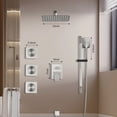 thumbnail image 7 of 12 Inch Bathroom Luxury Rain Wall Mounted Shower System with Shower Head, Hand Shower, Slide Bar,Bodysprays, 7 of 7