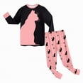 thumbnail image 5 of Gubotare Kid Pajamas Posh Girls Pajamas - PJs for Kids Made of Soft Material, Long Sleeve Toddler PJs & Matching Girls Pajama Sets 2T 3T (Watermelon Red,2-3 Years), 5 of 8