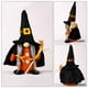 thumbnail image 5 of Xihbxyly Gnomo de Halloween, Diseño de Bruja con Sombrero de Copa, Decoración de Tela Única, Ambiente Festivo para El Hogar y La Oficina, Perfecto para Repisas, Escritorios o Estantes, 3.55 X 2.76 X, 5 of 5